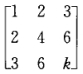 已知3阶矩阵A的第一行是（a b c)，a，b，c不全为零，矩阵B＝（k为常数)，且AB＝0，求线性