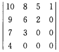 四阶行列式＝（)．四阶行列式＝()．