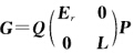 设A∈Cm×n，rank（A)=γ，若有m阶可逆矩阵P和n阶置换矩阵Q，使得，S∈C（n－γ)（m－