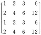 求下列矩阵的最大秩分解式． （1)A=， （2)A=求下列矩阵的最大秩分解式． (1)A=， (2)