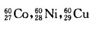 下列各组核素是同位素的为[ ]；是同量异位素的为[ ]．
