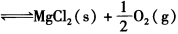 MgO（s)＋Cl2（g)达平衡后，增加总压（气体为理想气体)，则（)MgO(s)+Cl2(g)达平