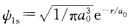 氢原子基态波函数，求χ、y、z在a0到a0＋a0／100范围内电子出现的概率（在△χ、△y、△z小体