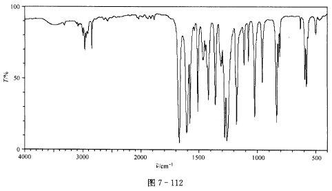 根据谱图（图7—112～图7—115)确定化合物（M=150)的结构，并对谱图进行归属。 IR谱图出