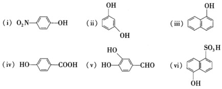 酚的命名有两种情况。按照官能团的排列次序，若酸羧基为化合物的主官能团，则将酚羧基与芳环一起作为母体，