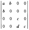 四阶行列式＝（)A．－abcdB．abcdC．－b2c2D．b2c2四阶行列式＝()A．－abcdB