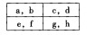 假定某博弈的报酬矩阵如下： （1)如果（上，左)是上策均衡，那么，a＞？，b＞？，g？ （2)如假定