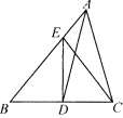 如图所示，S△ABC=1，若S△BDE=S△DEC=SACE，则S△ADE=（)。 A．B．C．D．