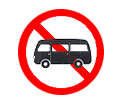 该交通标志的含义是（)。A.禁止大型客车驶入B.禁止驶入C.禁止小型客车驶入D.禁止机动车驶入该交通