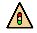 图中的交通标志的含义是（)。A.注意火车B.注意信号灯C.注意横风D.注意落石图中的交通标志的含义是