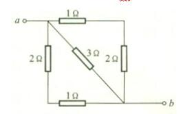 求如图所示电路中的等效电阻Rab。