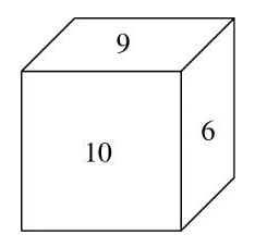 如图，一个正方体的表面上分别写着连续的6个整数，且每两个相对面上的两个数的和都相等，则这6个整数的和