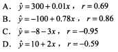 下列各直线回归方程中，肯定有错误的一个是（)。下列各直线回归方程中，肯定有错误的一个是()。  请帮