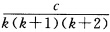 设随机变量X的分布律为 P{X=k)=，k=1，2，3，…． （1)求常数c； （2)求P{m—k≤