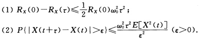 考虑一随机过程X（t)，自相关函数为RX（τ)，功率谱密度为SX（ω)，若SX（ω)=0，｜ω｜＞ω