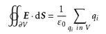 根据静电场的高斯定理，下列说法中正确的是()