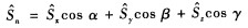 求自旋角动量在（cosα，cosβ，cosγ)方向的投影 的本征值和所属的本征函数． 在这些本征态中