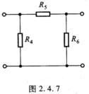 设在印制电路板上有一电阻网络如图2.4．7所示，要求对R5的阻值进行在线测量，且测出的R5阻值不受R