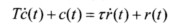 设某高阶系统可用下列一阶微分方程： 近似描述，其中，0＜（T—τ)＜1。试证系统的动态性能设某高阶系
