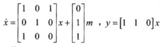 已知某单位负反馈系统的状态空间描述为： （1)求该系统的传递函数G（s)。 （2)试分析该闭环系统的