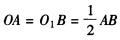 图10一17所示四杆机构中， ， 曲柄OA的角速度ω=3rad／s，当曲柄OA在水平位置而曲柄O1B