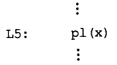 设有Pascal程序： program p_7_6 var a，b，c：integer； L1：pr