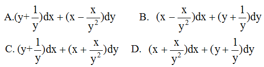 设z=xy＋,则dz=（)设z=xy+,则dz=()请帮忙给出正确答案和分析，谢谢！