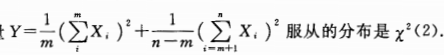 设随机变量X1，X2，…，Xn 是来自正态分布N（0，1) 的样本，则统计量（)设随机变量X1，X2