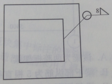 在如图所示钢结构房屋结构施工图中，其焊缝标注表示（)。A.工地焊接，焊脚尺寸8mm，一边单面焊接的角