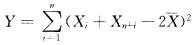 设总体X服从正态分布N（μ，σ2)（σ＞0)，从该总体中抽取简单随机样本X1，X2…，X2n（N＞2