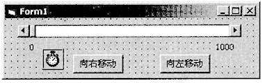 在考生文件夹下有一个工程文件sjt5.vbp，在Form1的窗体上画一个水平滚动条，名称为 Hscr