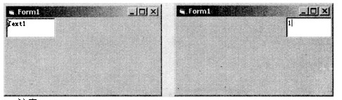 在名为Form1的窗体上绘制一个文本框，其名称为Text1。编写适当的事件过程，程使序运行后，若单击