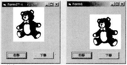 在名为Form1的窗体上绘制一个名为Image1的图像框，利用属性窗口装入考生文件夹中的图像文件Pi