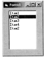 在Form1的窗体上绘制一个列表框，名为Lab1，通过属性窗口向列表框中添加4个项目，分别为ltel