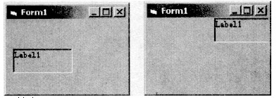 在名为Form1的窗体上绘制一个标签，其名称为Lab1，在属性窗口中把BorderStyle属性设置