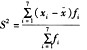 样本方差的计算公式为()。