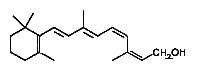 维生素A异构体中活性最强的结构是A．B．C．D．E．维生素A异构体中活性最强的结构是A．B．C．D．