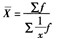 根据上述资料，计算样本平均数，应采用的公式为()。A．B．C．D．E．[*]