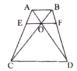 如图所示，梯形ABDC的两条对角线AD、BC相交于O，EF平行于两条边且过O点。现已知AB=16，C