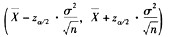 当σ2已知时，总体均值μ在1-α置信水平下的置信区间为()。