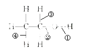 已知乙醇的化学键类型如图所示，下列说法正确的是（)。A、乙醇与金属钠反应断裂②键B、乙醇与溴化氢已知