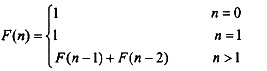 斐波那契（Fibonacci)数列可以递归地定义为：用递归算法求解F（5)时需要执行（63)次“＋”