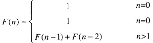 斐波那契（Fibonacci)数列可以递归地定义为： 用递归算法求解F（6)时需要执行（61)次“＋