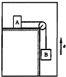 如图所示，系统置于以a=g/2加速度上升的升降机内，A、B两物块质量均为m，A所处桌面是水平的，绳子