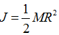 一个圆柱体质量为M，半径为R，可绕固定的水平光滑轴转动，原来处于静止。现在有一质量为m、速度为v的子