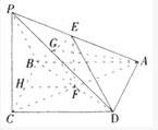 已知四棱锥P-ABCD，它的底面是边长为a的菱形，且∠ABC=120°，PC⊥平面ABCD，又PC=