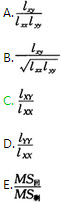 回归系数的计算公式为相关系数的计算公式为A. 