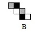 如用白、灰、黑三种颜色的油漆将正方形盒子的6个上色，且两个相对面上的颜色都一样，以下哪一个不可能是该