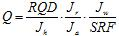 岩体质量的定义式中，RQD/Jh表示（）。