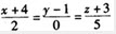 过点（4，-1，3）且平行于直线的直线方程为（）．